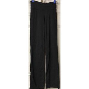 Lululemon Pants Womens 4 Black Astro Flare Crossover Waistband Yoga Stretch